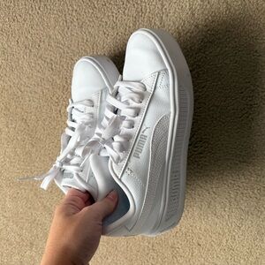 Puma All-White Classic Sneakers